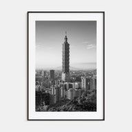 Taipei Photo B&W No 1 Poster