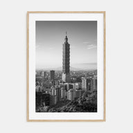 Taipei Photo B&W No 1 Poster