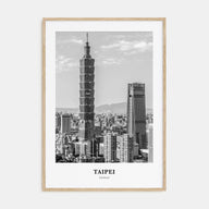 Taipei Portrait B&W No 1 Poster