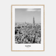 Taipei Portrait B&W No 2 Poster