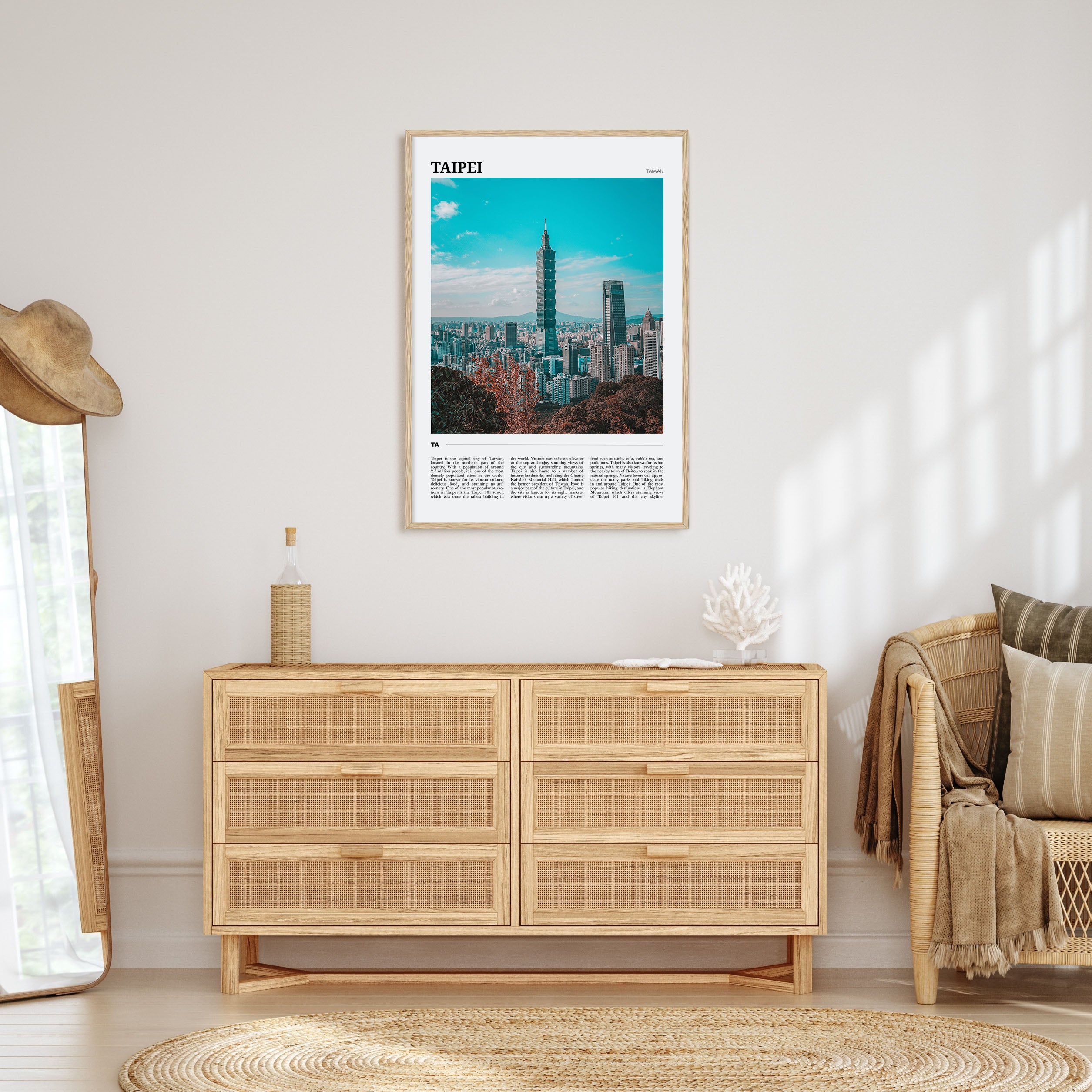 Taipei Travel Color Poster
