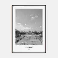 Taiwan Portrait B&W Poster