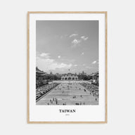 Taiwan Portrait B&W Poster