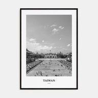 Taiwan Portrait B&W Poster