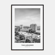 Tallahassee Portrait B&W Poster