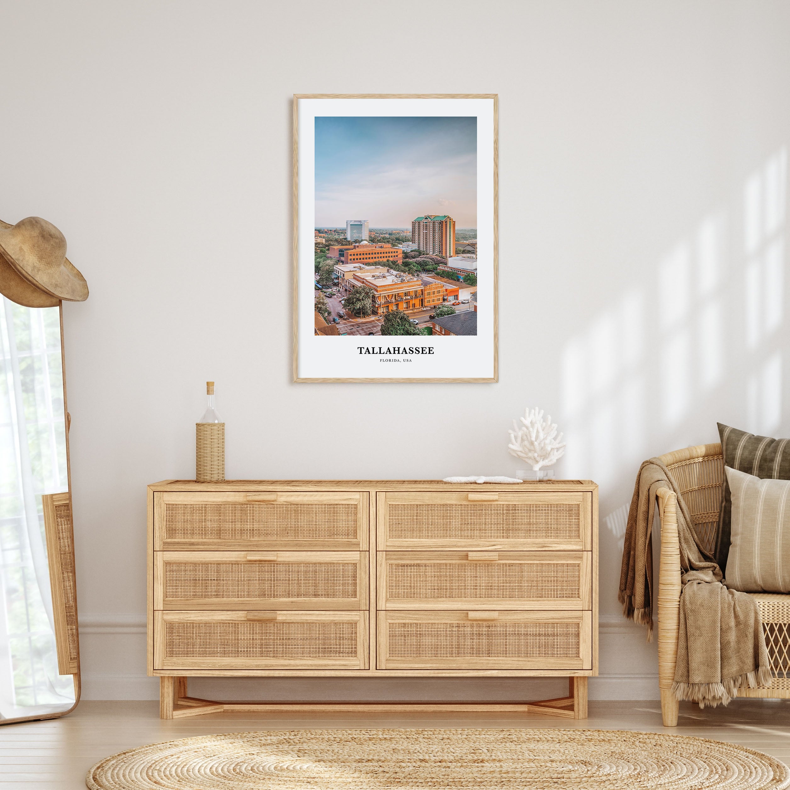 Tallahassee Portrait Color Poster