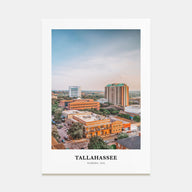 Tallahassee Portrait Color Poster