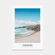 Tamarama Portrait Color Poster