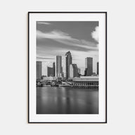Tampa Bay Photo B&W Poster