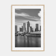 Tampa Bay Photo B&W Poster