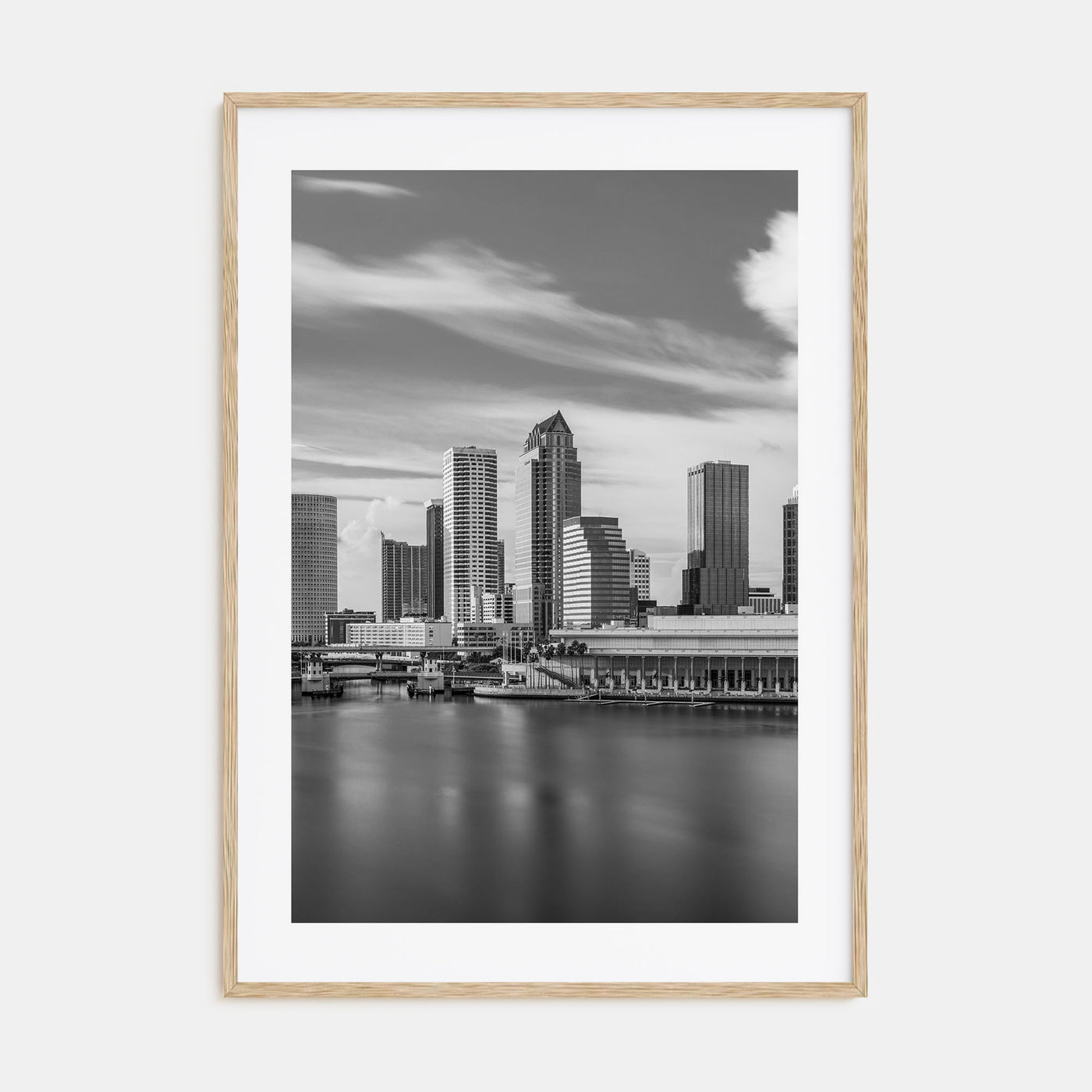 Tampa Bay Photo B&W Poster