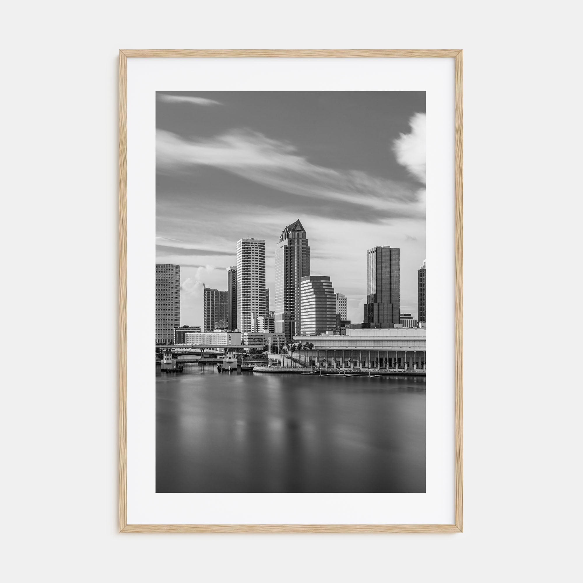 Tampa Bay Photo B&W Poster