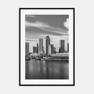 Tampa Bay Photo B&W Poster