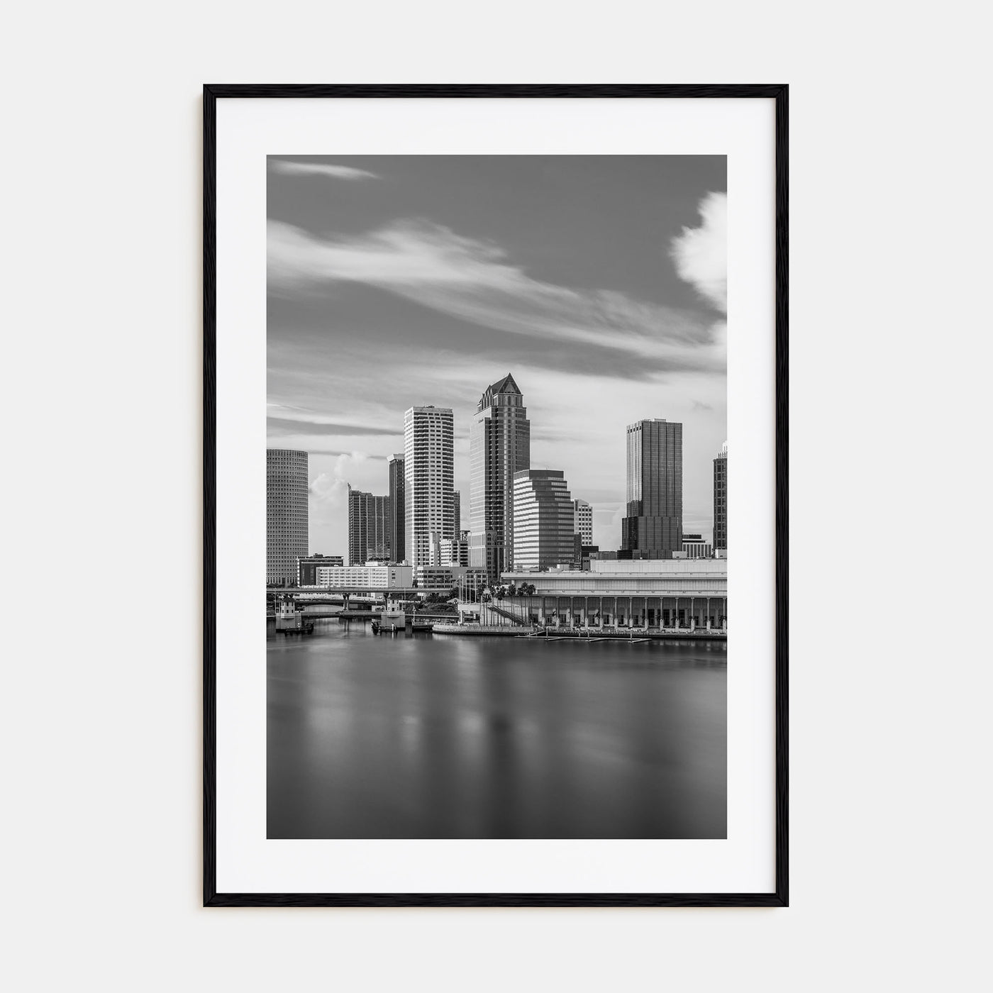 Tampa Bay Photo B&W Poster
