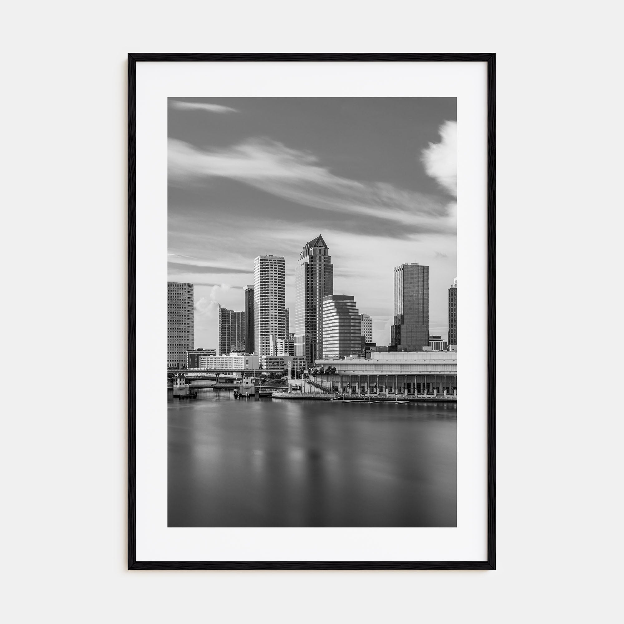 Tampa Bay Photo B&W Poster