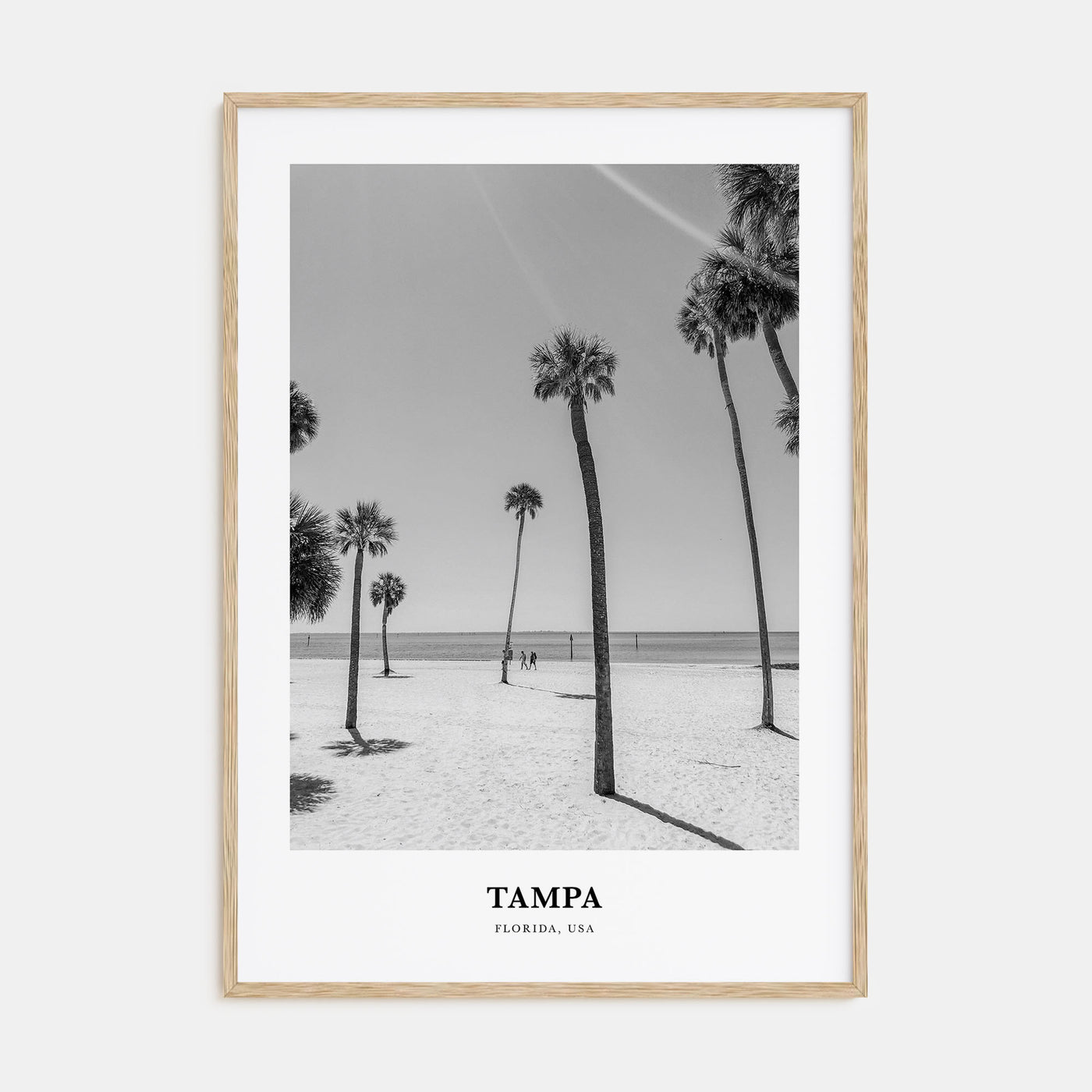Tampa Portrait B&W No 1 Poster