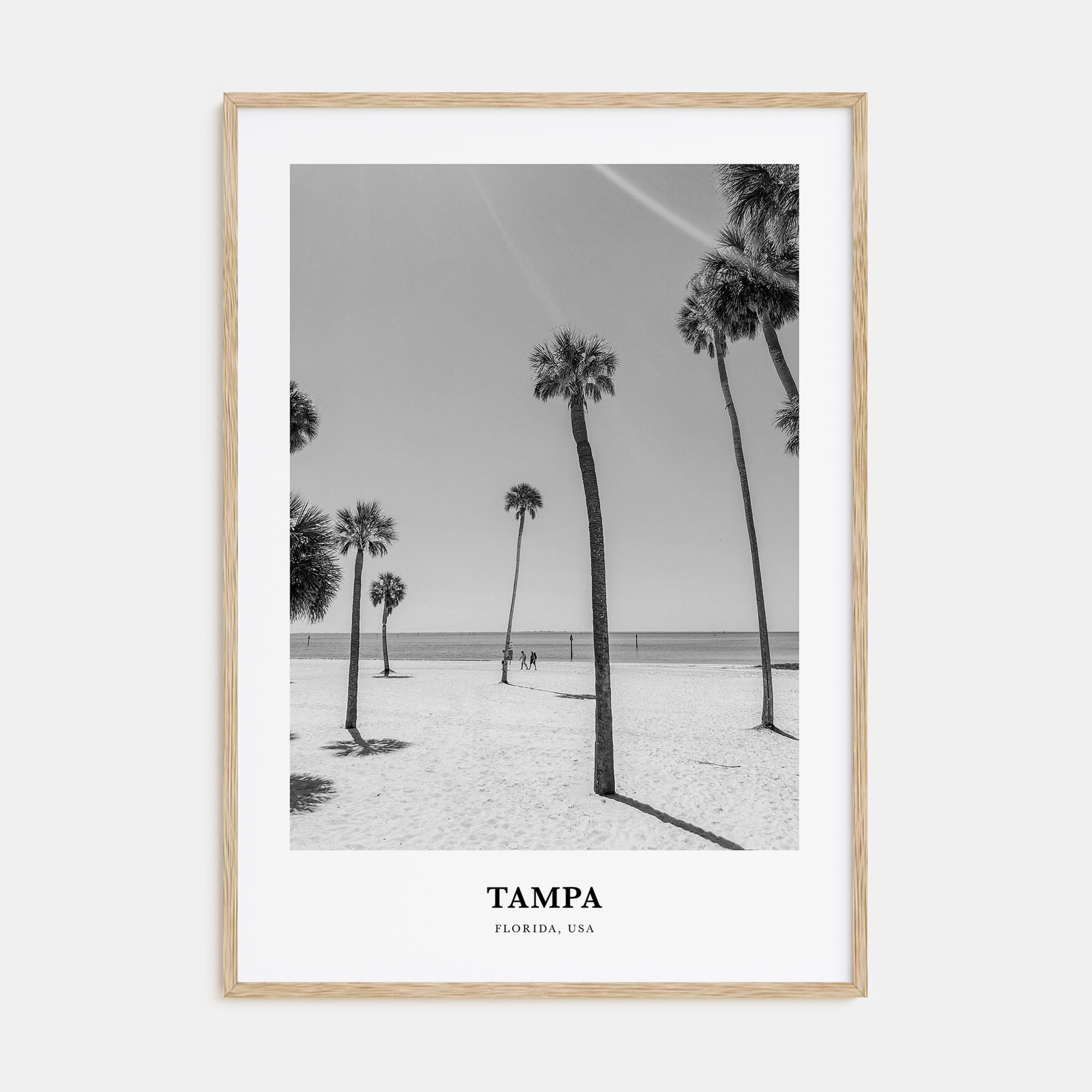 Tampa Portrait B&W No 1 Poster