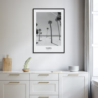 Tampa Portrait B&W No 1 Poster