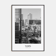 Tampa Portrait B&W No 2 Poster