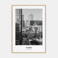 Tampa Portrait B&W No 2 Poster