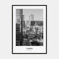 Tampa Portrait B&W No 2 Poster