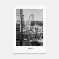 Tampa Portrait B&W No 2 Poster