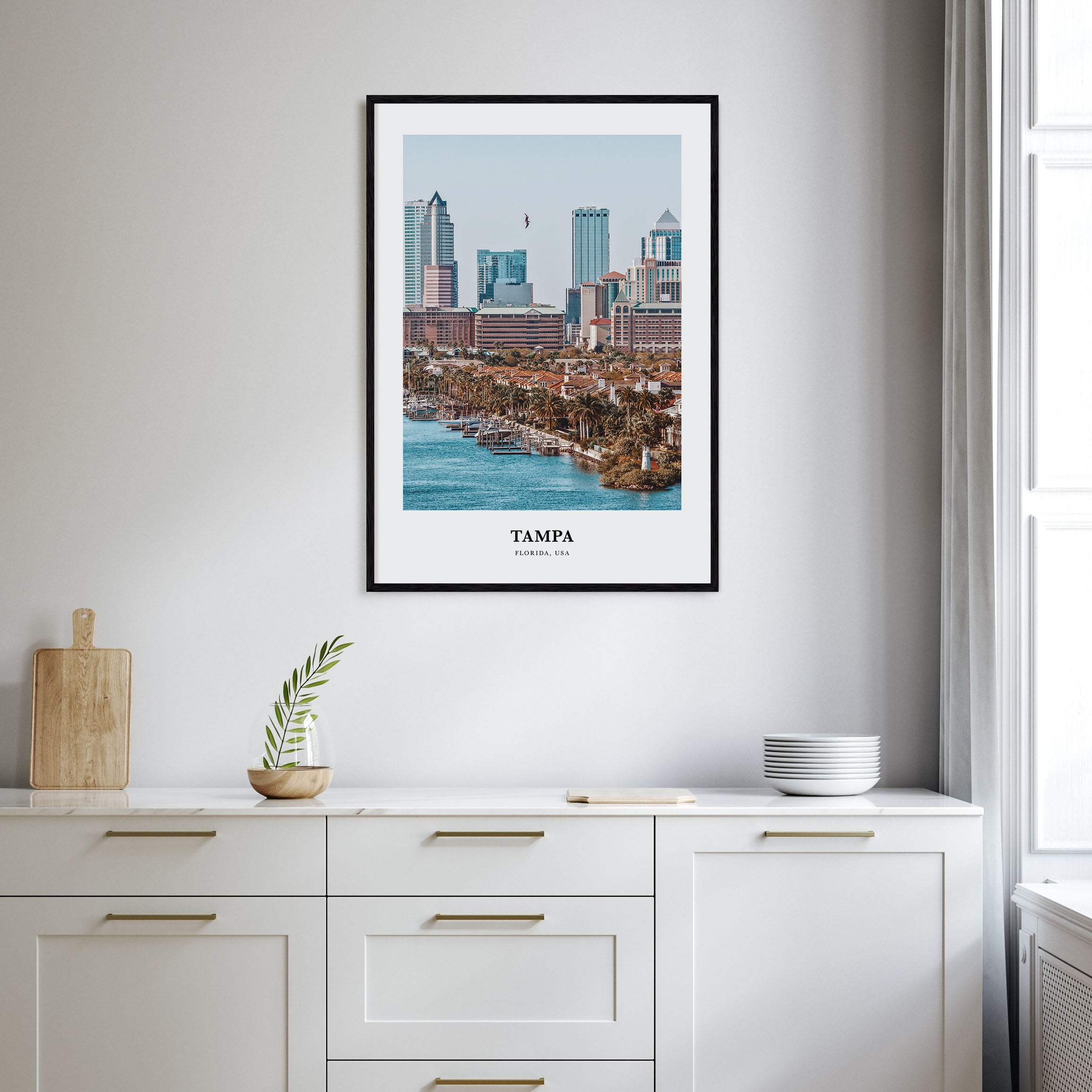 Tampa Portrait Color No 2 Poster