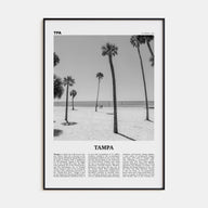 Tampa Travel B&W No 2 Poster