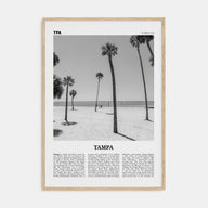 Tampa Travel B&W No 2 Poster