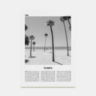 Tampa Travel B&W No 2 Poster