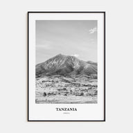 Tanzania Portrait B&W Poster