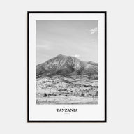Tanzania Portrait B&W Poster