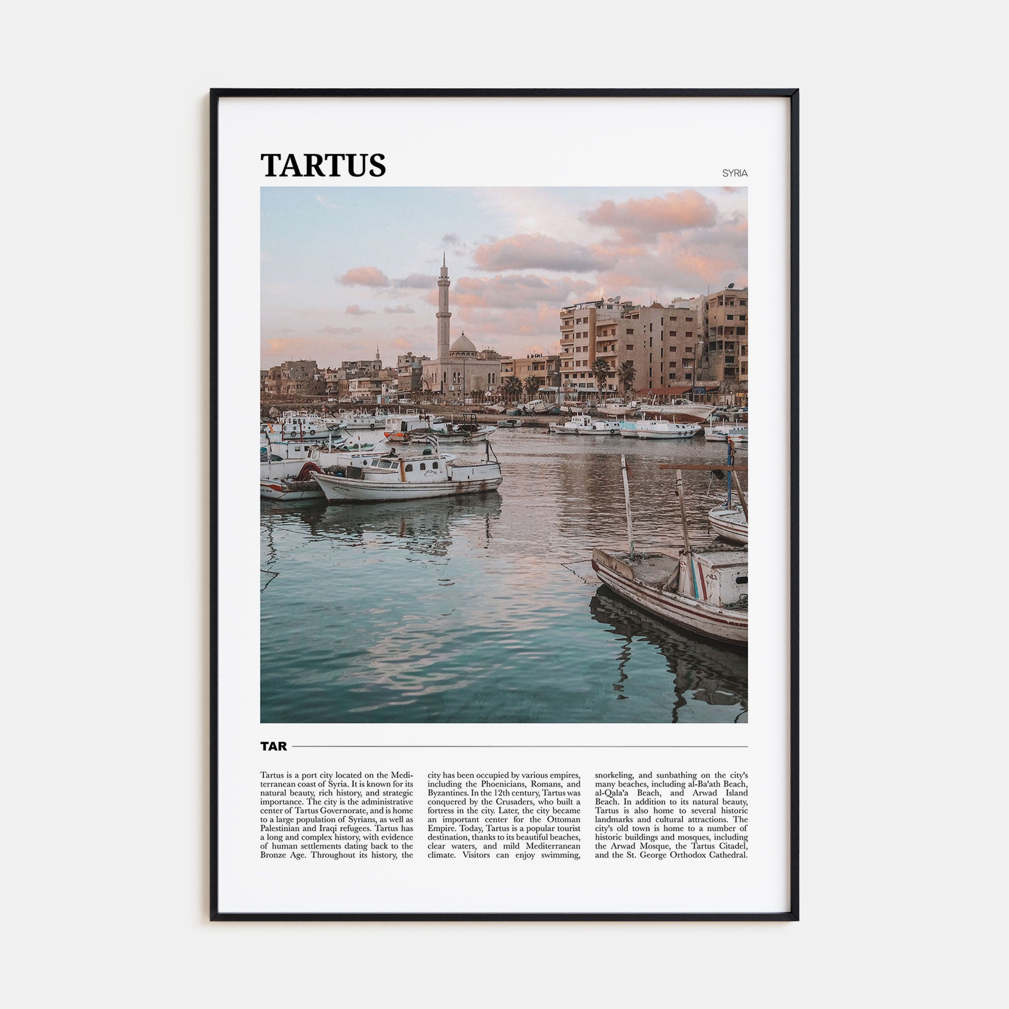 Tartus Travel Color Poster