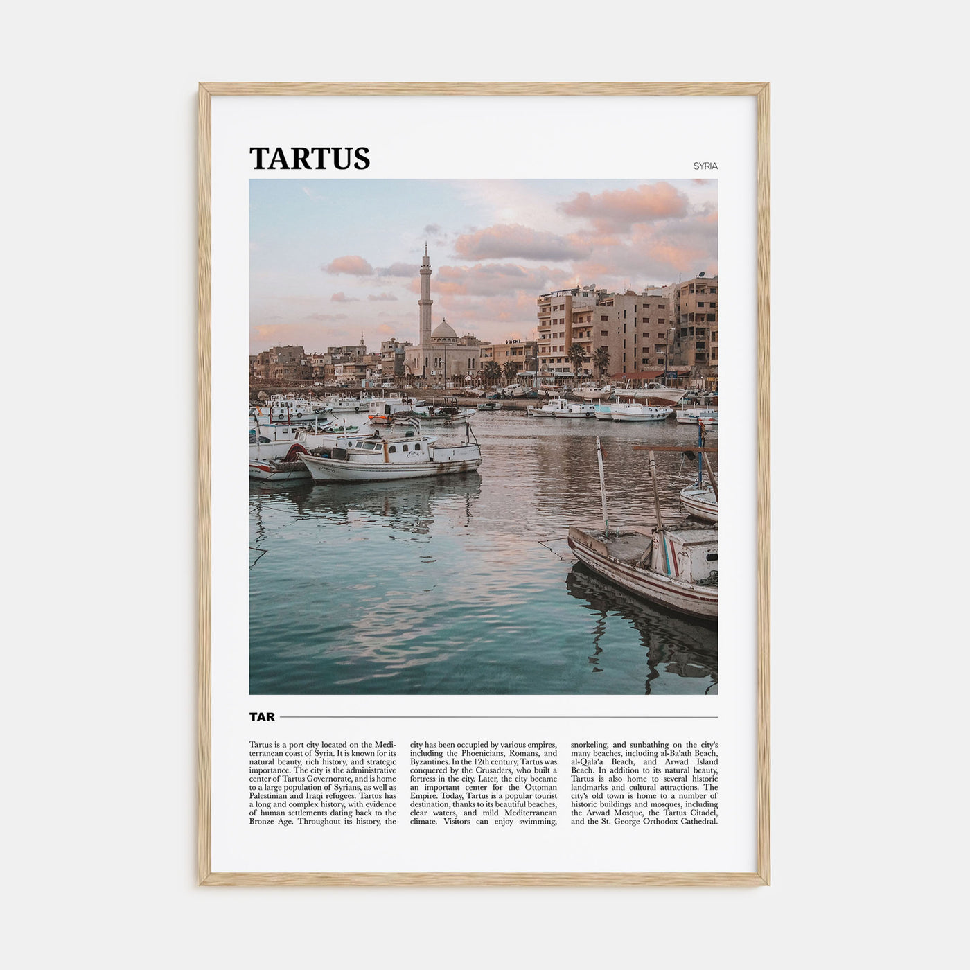 Tartus Travel Color Poster