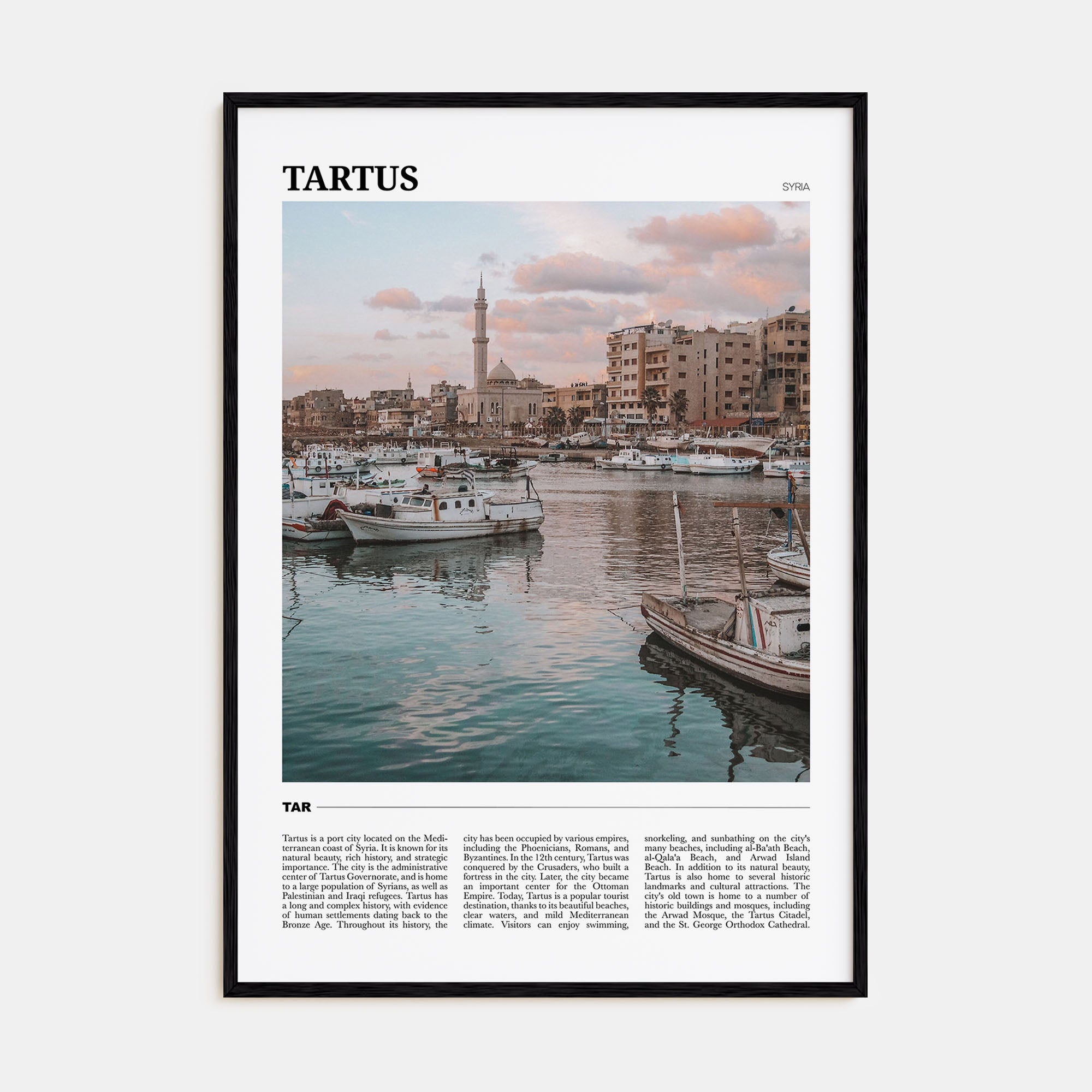 Tartus Travel Color Poster