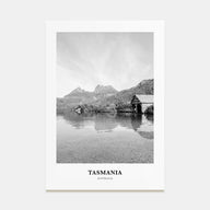 Tasmania Portrait B&W No 1 Poster