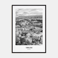 Tbilisi Portrait B&W Poster