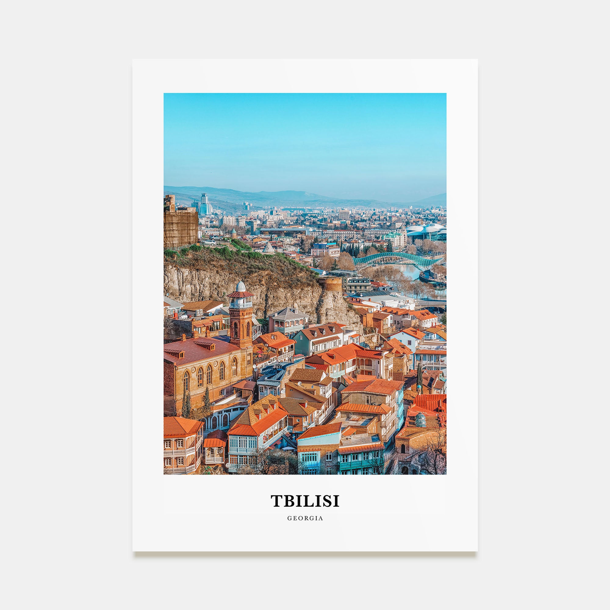 Tbilisi Portrait Color Poster