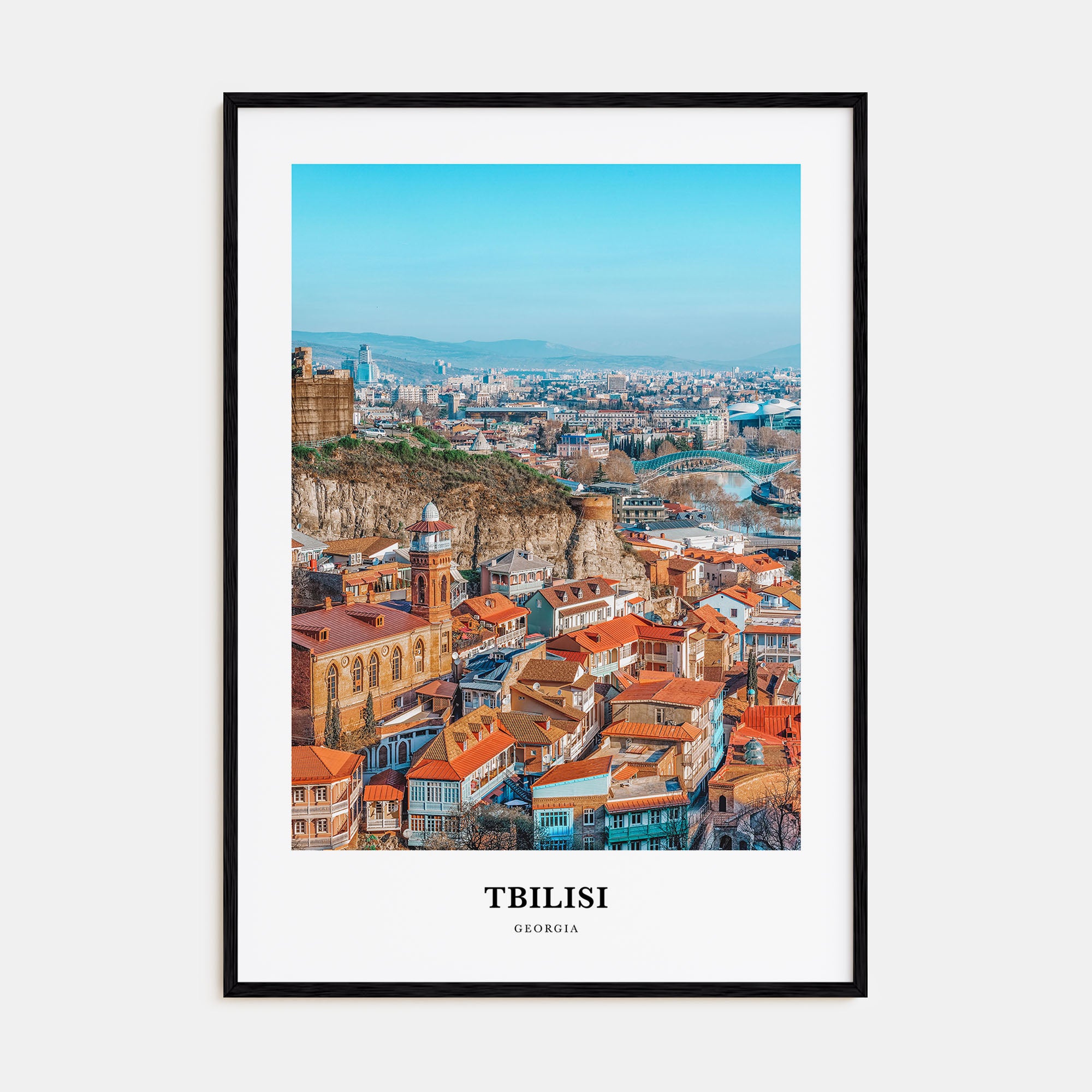 Tbilisi Portrait Color Poster
