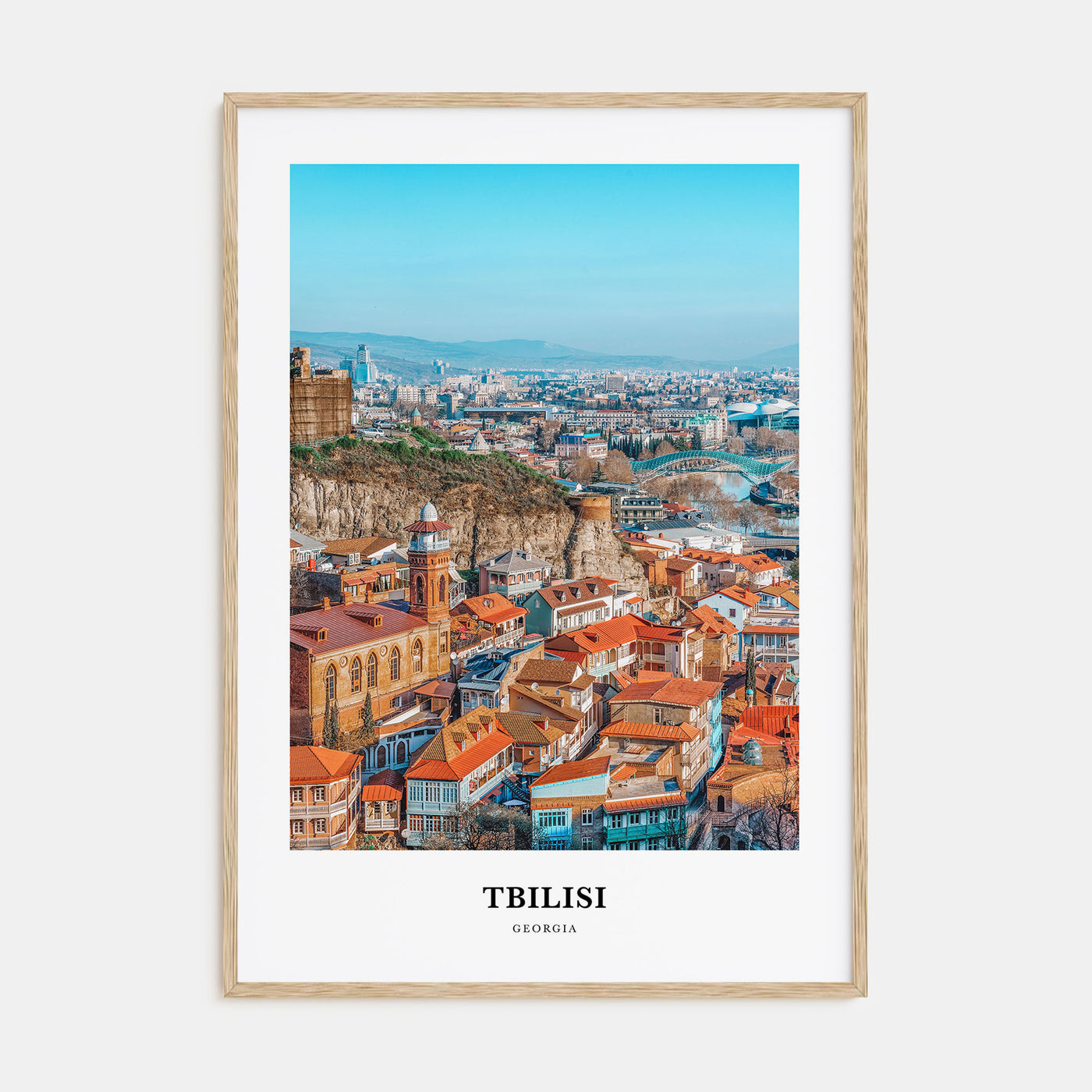 Tbilisi Portrait Color Poster