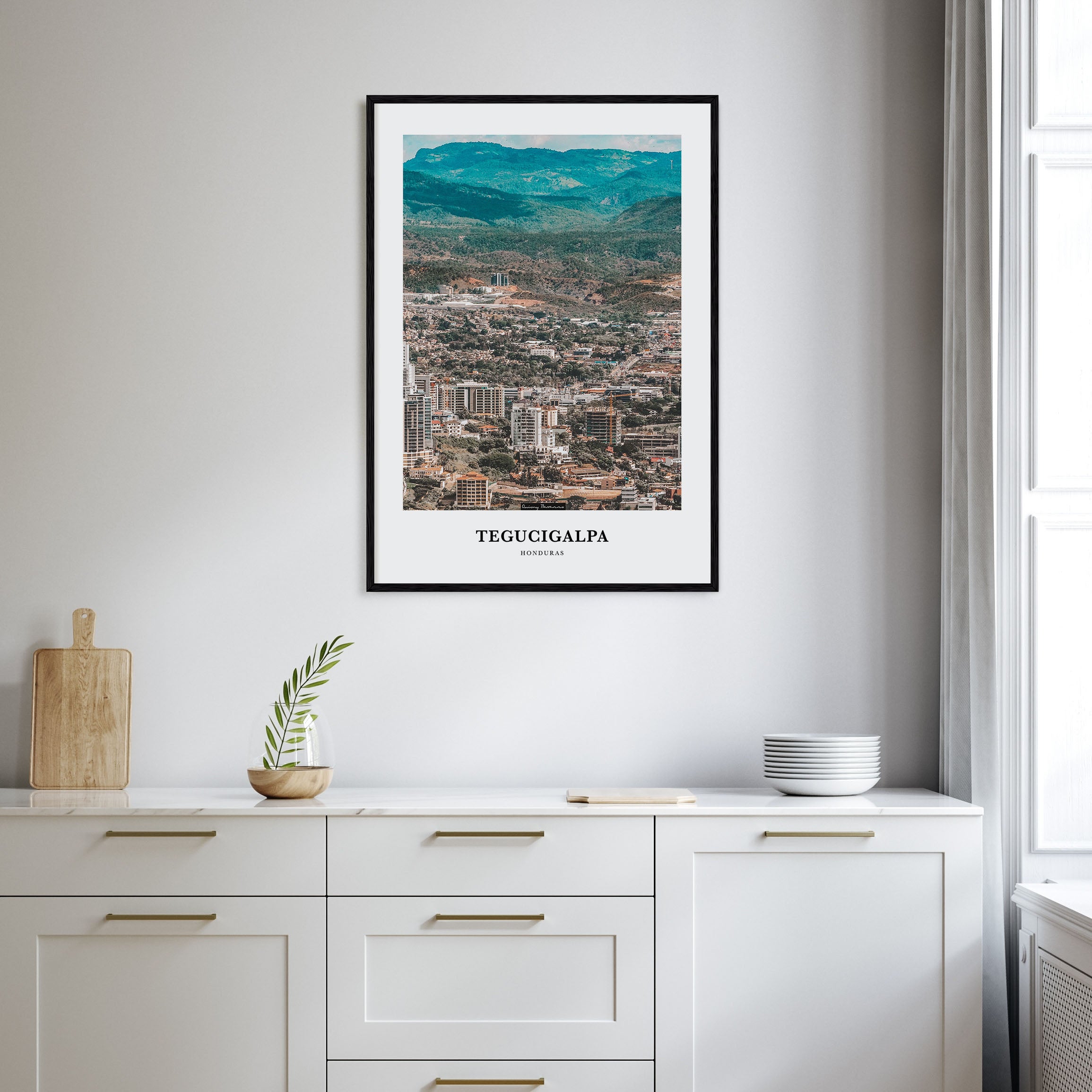 Tegucigalpa Portrait Color Poster