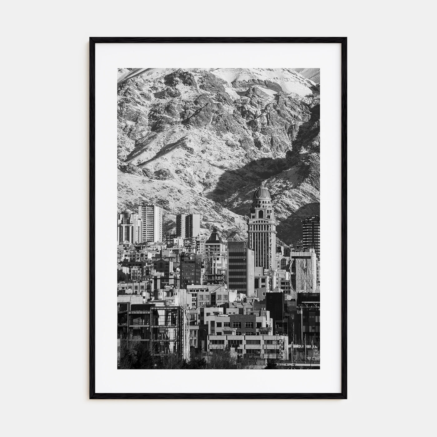 Tehran Photo B&W Poster