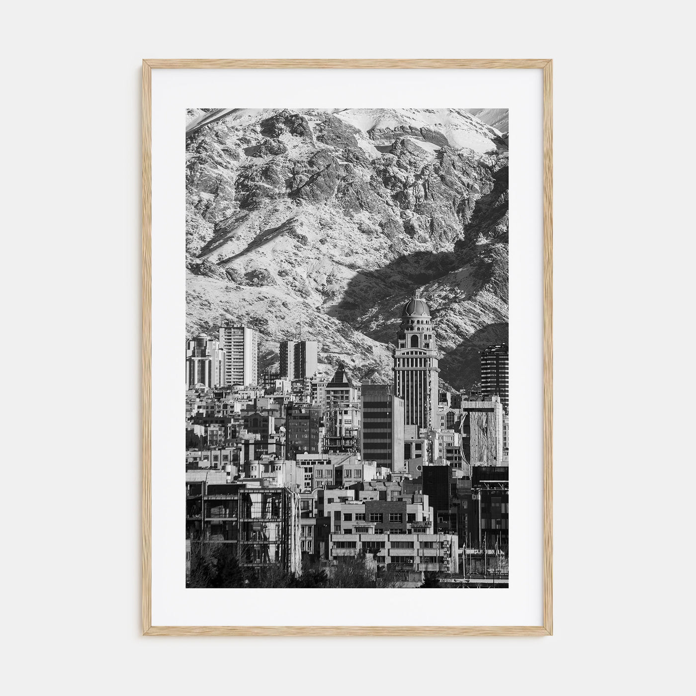 Tehran Photo B&W Poster