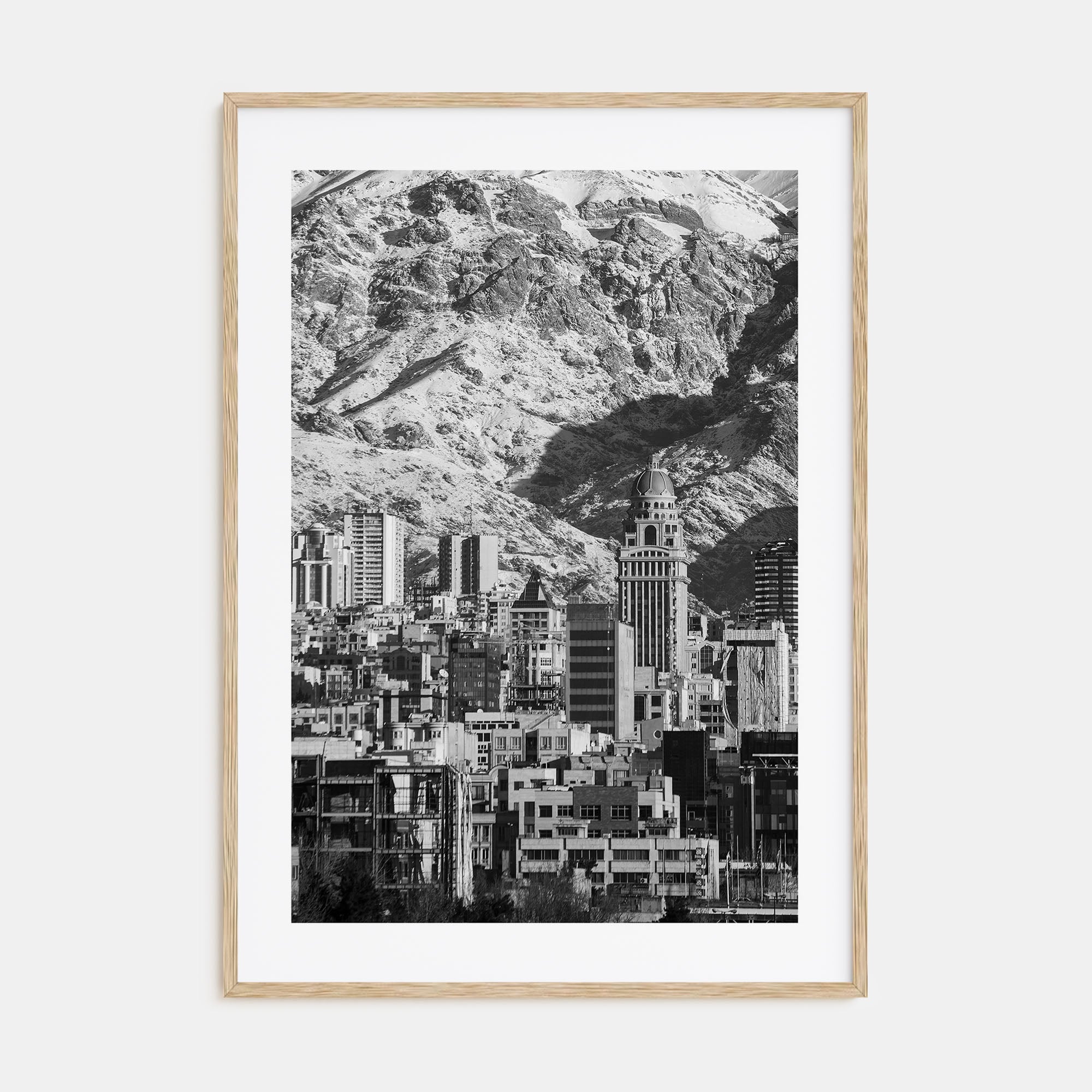 Tehran Photo B&W Poster