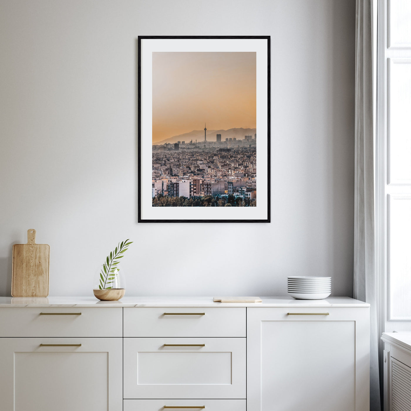 Tehran Photo Color Poster