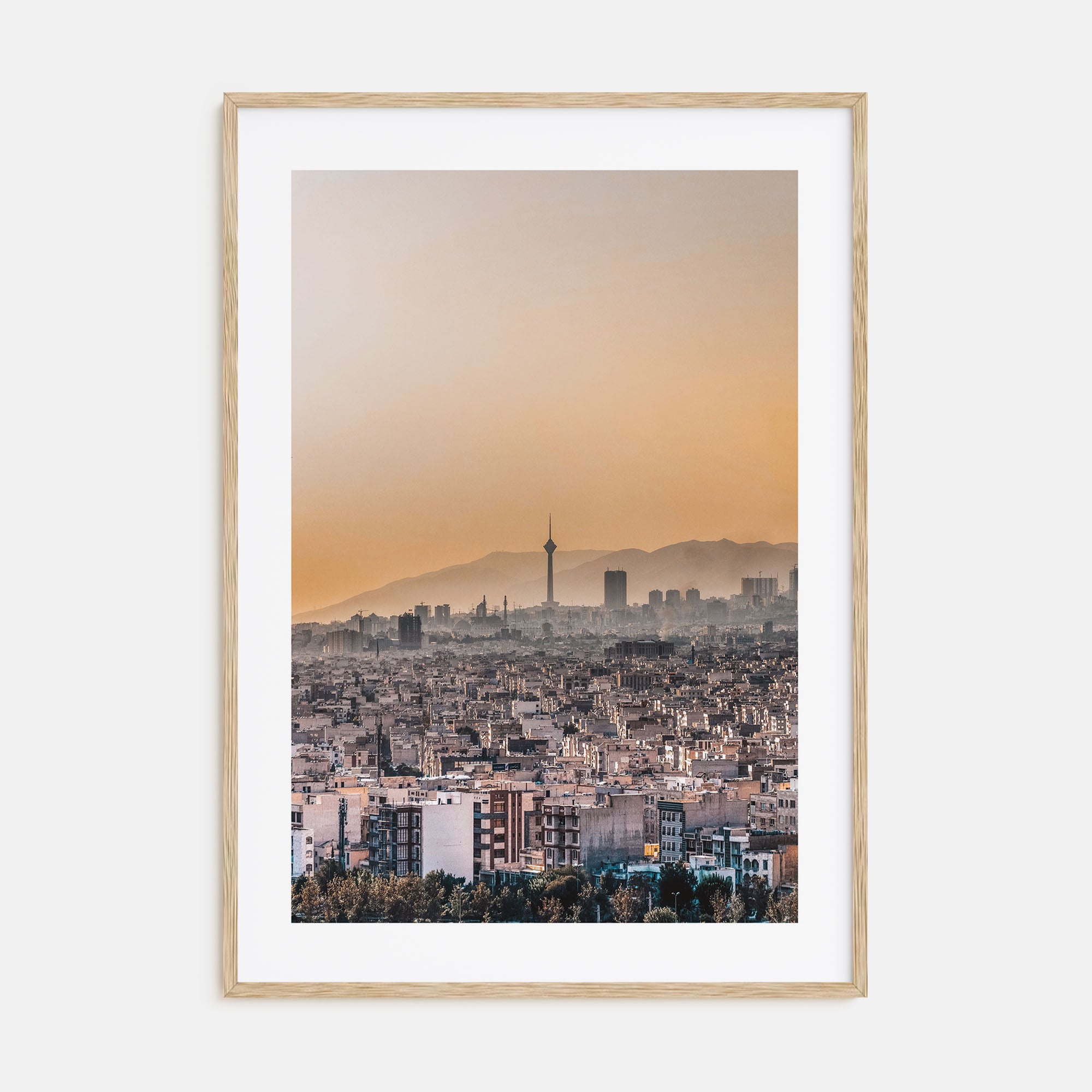 Tehran Photo Color Poster