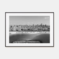 Tel Aviv Landscape B&W Poster