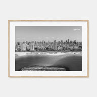 Tel Aviv Landscape B&W Poster
