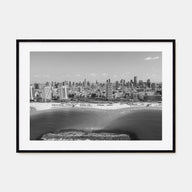 Tel Aviv Landscape B&W Poster