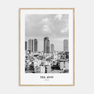Tel Aviv Portrait B&W No 2 Poster